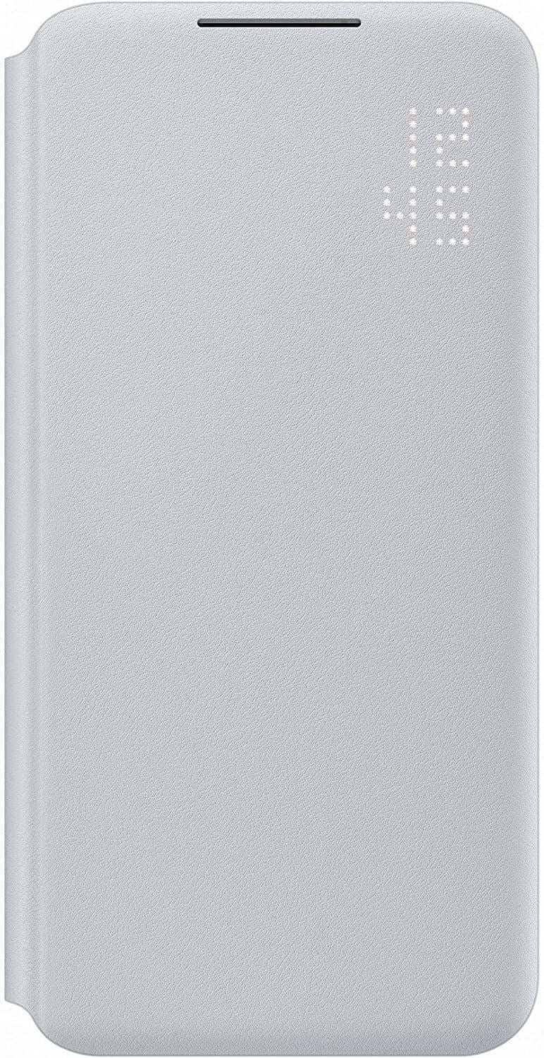 Official Samsung Galaxy S22 Plus Smart LED View Flip Cover/Case Grey - EF-NS906PJEGEW