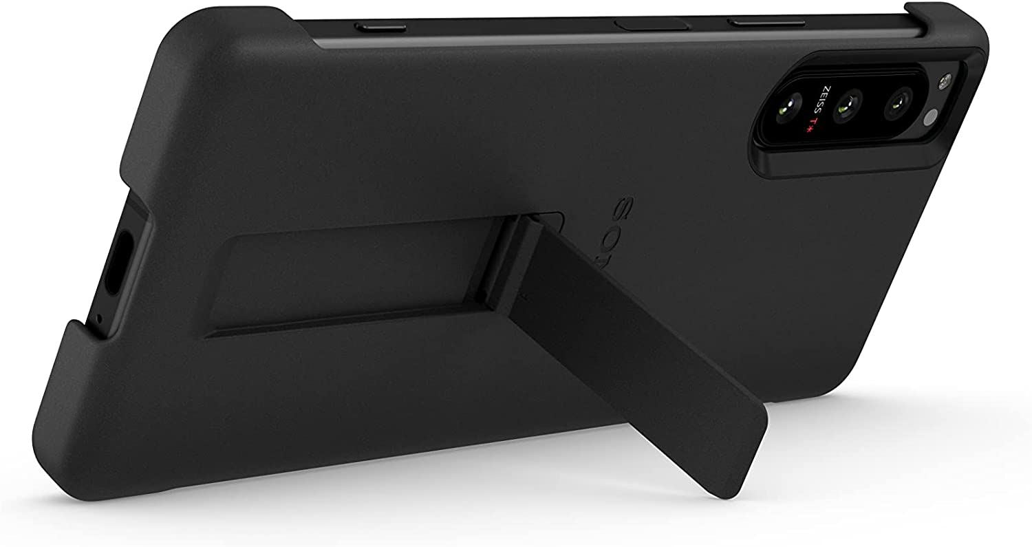 Official Sony Xperia 5 IV Style Back Cover Black - XQZCBCQB.ROW