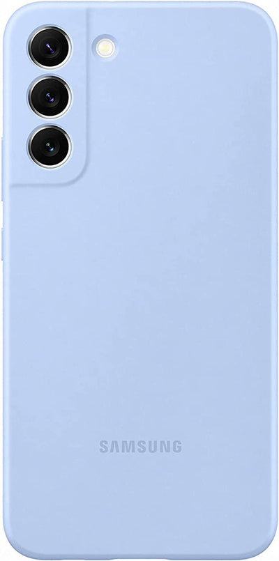 Official Samsung Galaxy S22 Plus Silicone  Case/Cover Sky Blue - EF-PS906TLEGWW