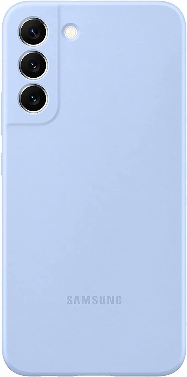 Official Samsung Galaxy S22 Plus Silicone  Case/Cover Sky Blue - EF-PS906TLEGWW