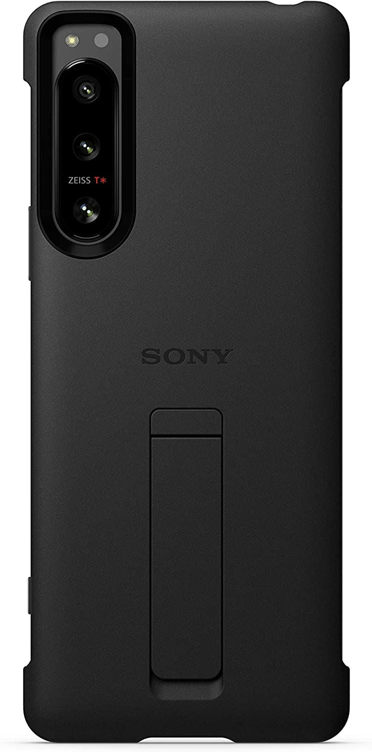 Official Sony Xperia 5 IV Style Back Cover Black - XQZCBCQB.ROW