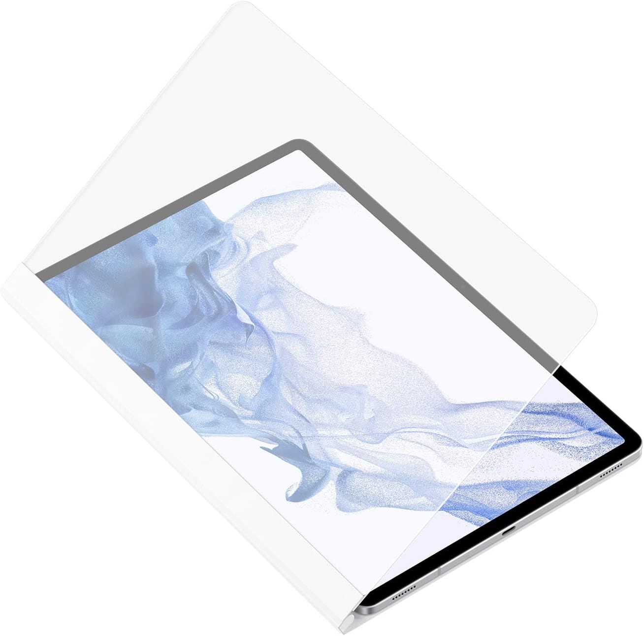 Official Samsung Galaxy Tab S7/S8 Plus Note View Cover White - EF-ZX800PWEGEU