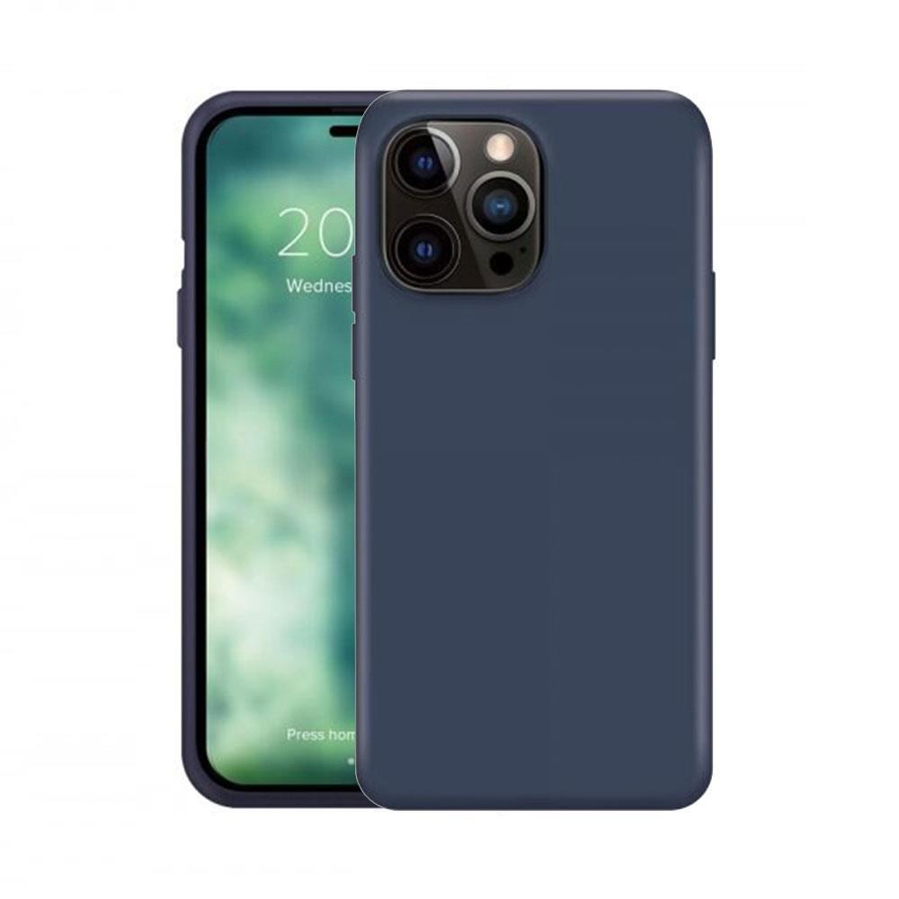 Official Xqisit Silicone Case for iphone 14 Pro Max 6.7" Abyss Blue - 50449