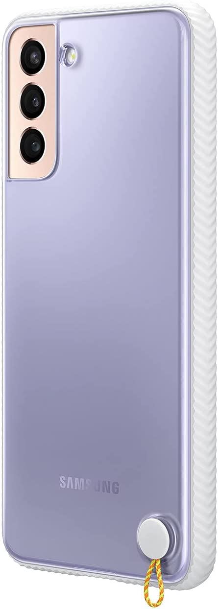 Official Samsung Galaxy S21 Plus Clear Protective Case/Cover White - EF-GG996CWEGWW