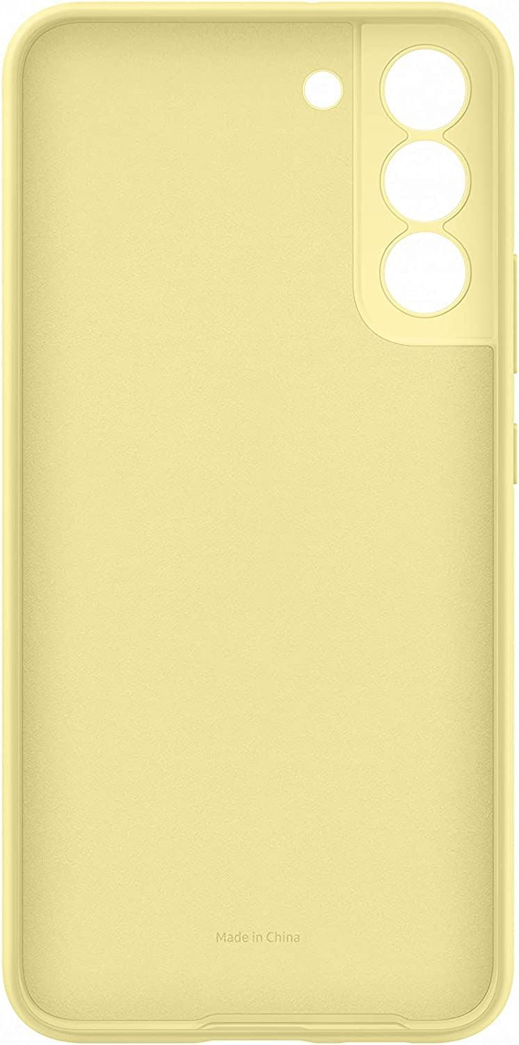 Official Samsung Galaxy S22 Plus Silicone Cover Yellow - EF-PS906TYEGWW
