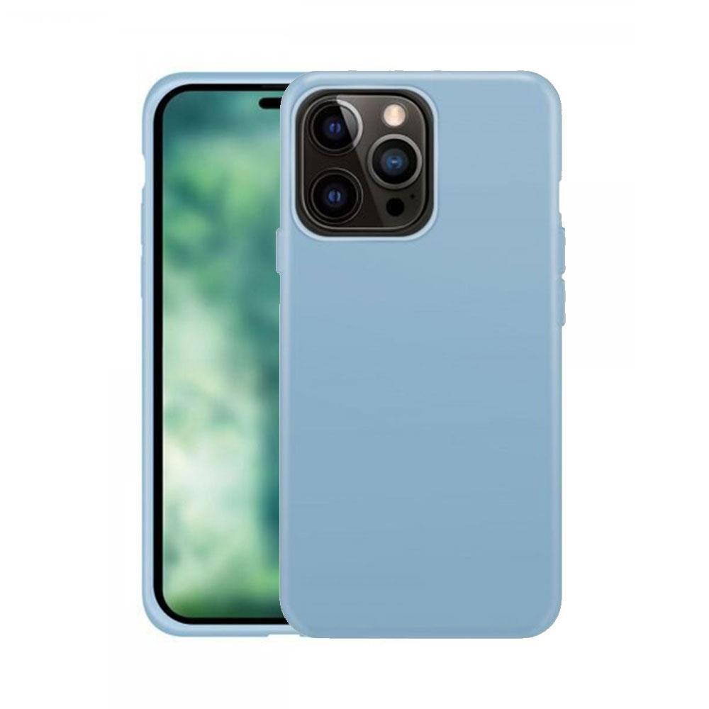 Official  Xqisit Silicone Case for iphone 14 Pro 6.1" Blue Fog - 50548